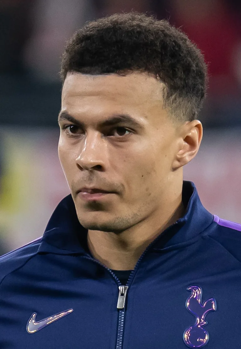 Dele Alli playing for Tottenham against RB Leipzig in the Champions League, March 2020