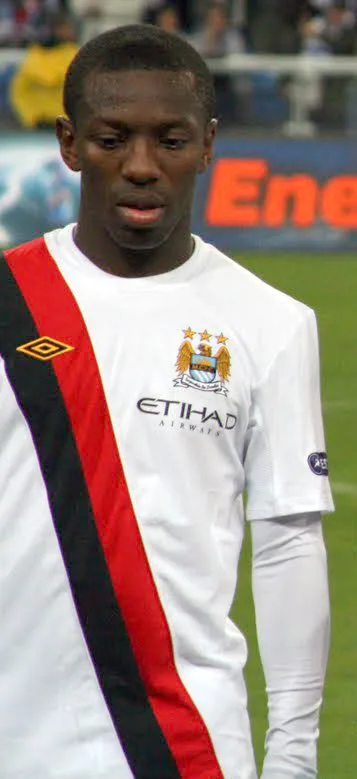 Shaun Wright-Phillips in a Manchester City kit, 2010